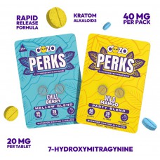 DOZO PERKS 7-HYDROXYMITRAGYNINE 40mg 2CT